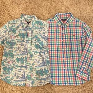 Bundle of two Vineyard Vines boys size 7 shirts